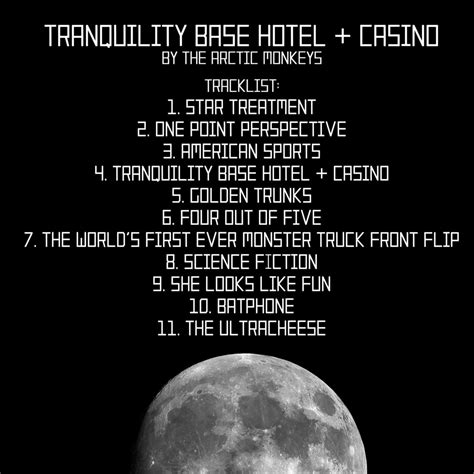 arctic monkeys tranquility base hotel & casino songs